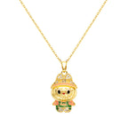 bts x Labubu Bejeweled Pendant Necklace-1
