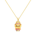 bts x Labubu Bejeweled Pendant Necklace-3