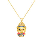 bts x Labubu Bejeweled Pendant Necklace-5