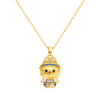 bts x Labubu Bejeweled Pendant Necklace-7